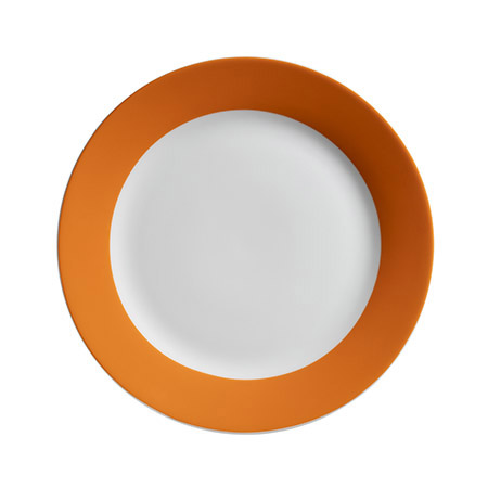 Dessertteller COLORATA 20,5 cm Porzellan, orange