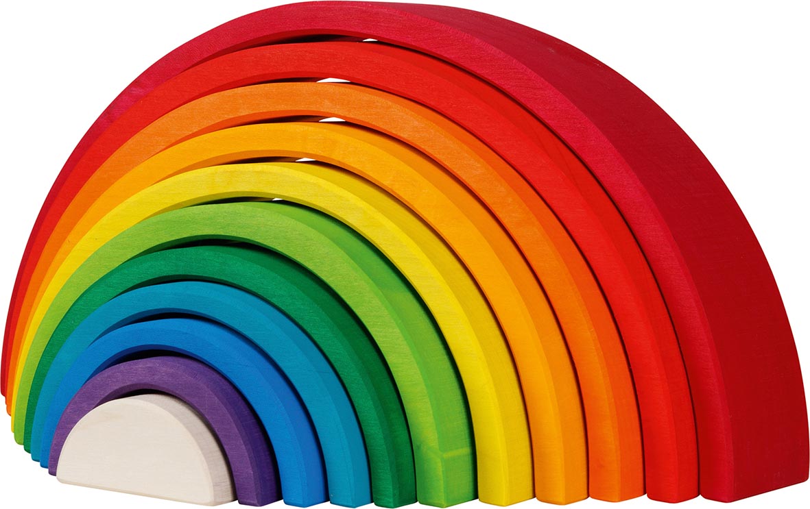 Bausteine Regenbogen 11-tlg.