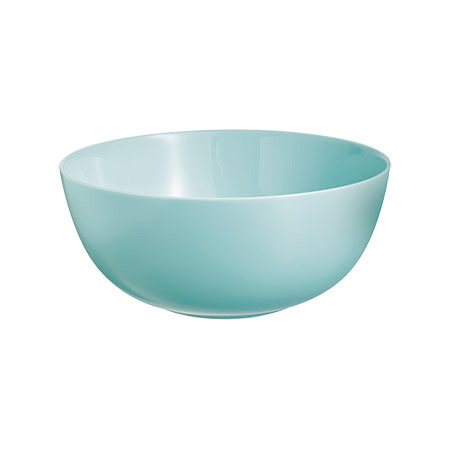 Schale 21 cm Hartglas Diwali turquoise