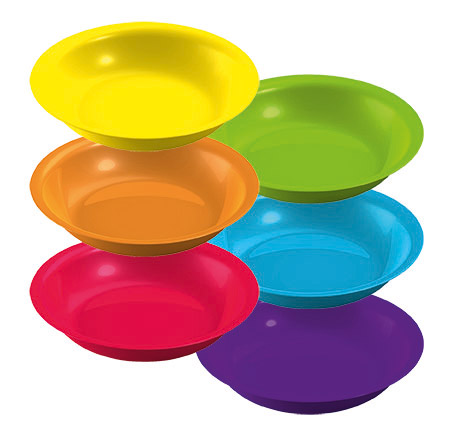 valon Teller groß, tief 20,5 cm, 6 Farben