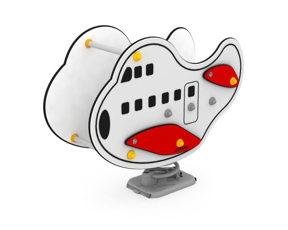 Ledon Originals Federwippgerät Jumbo Flugzeug