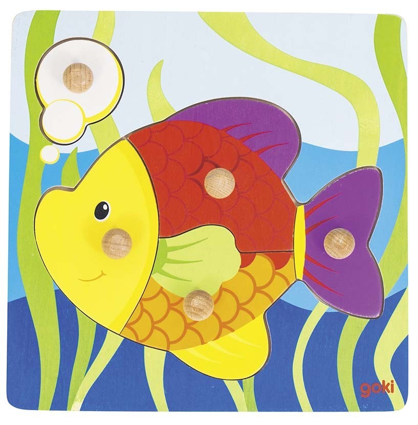 Knopfpuzzle Fisch