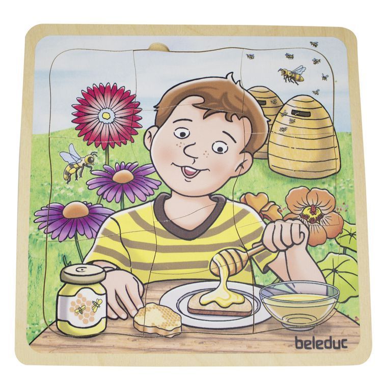 Lagen-Puzzle Honig 5 Lagen/28 Teile