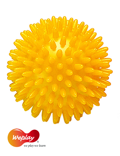 Massageball 8 cm gelb