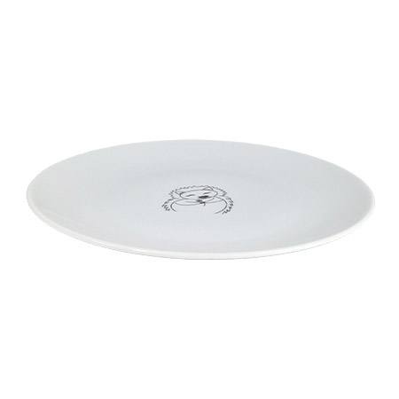 Teller flach Waldbande 21 cm Porzellan, 2 Motive