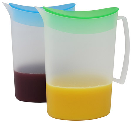 PP Kanne mit Deckel 2,0 L, 3 Farben