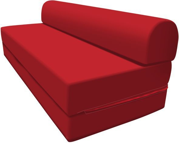 Kinder-Klappcouch, Stoff 17 Farben