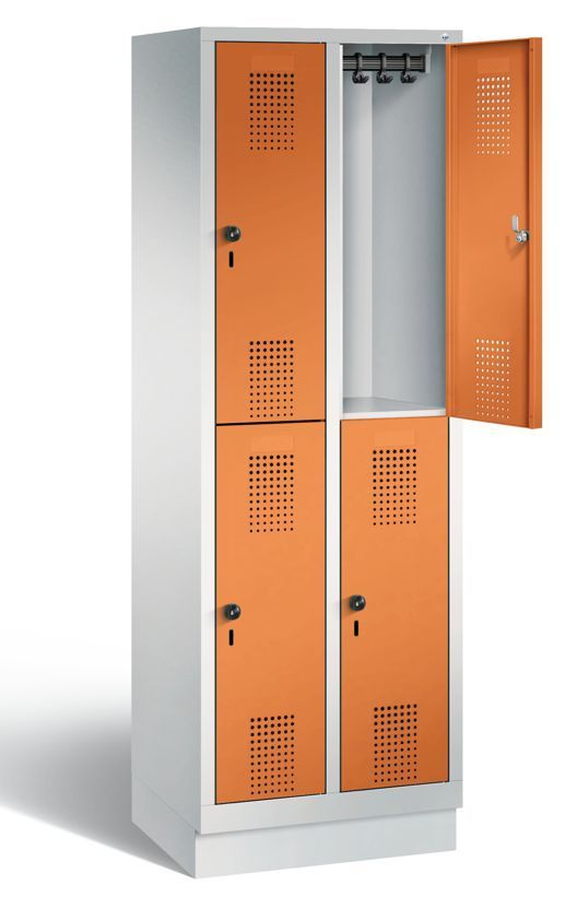 EVOLO Doppelstockspind 4 Fächer, 4 Farben