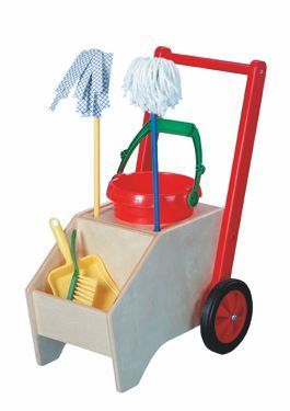Putzwagen mit Zubehör