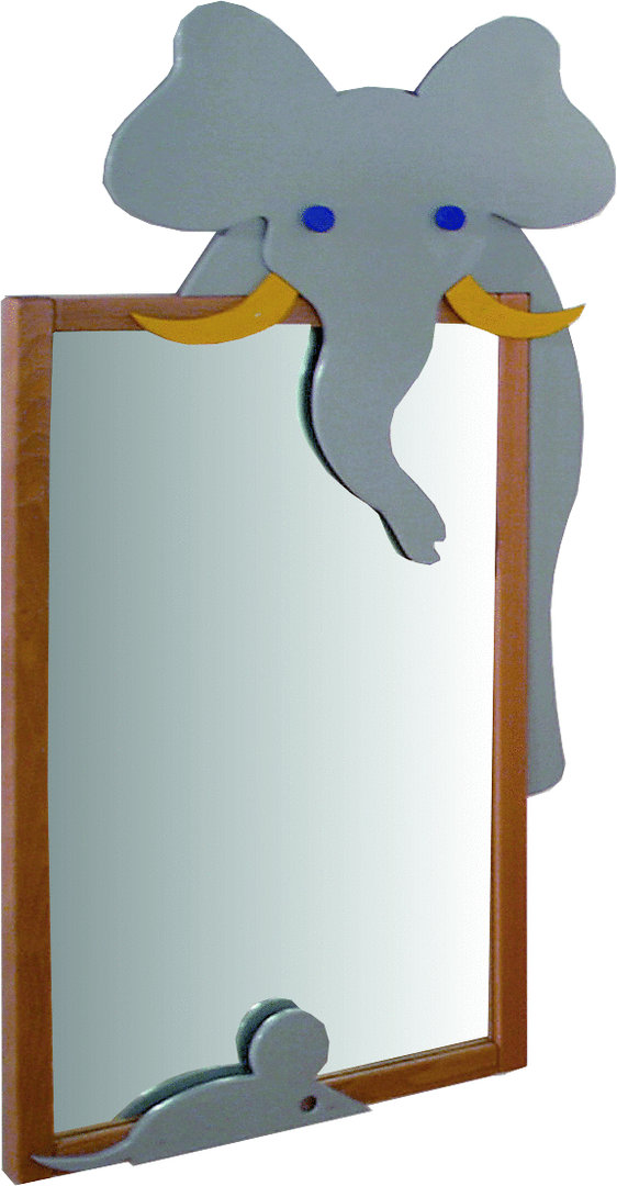 Spiegelaufsatz Maus und Elefant