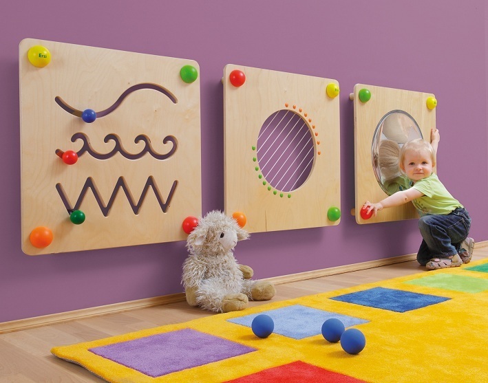 Erzi Babypfad 7 Elemente, Raumteiler oder Wandspiel