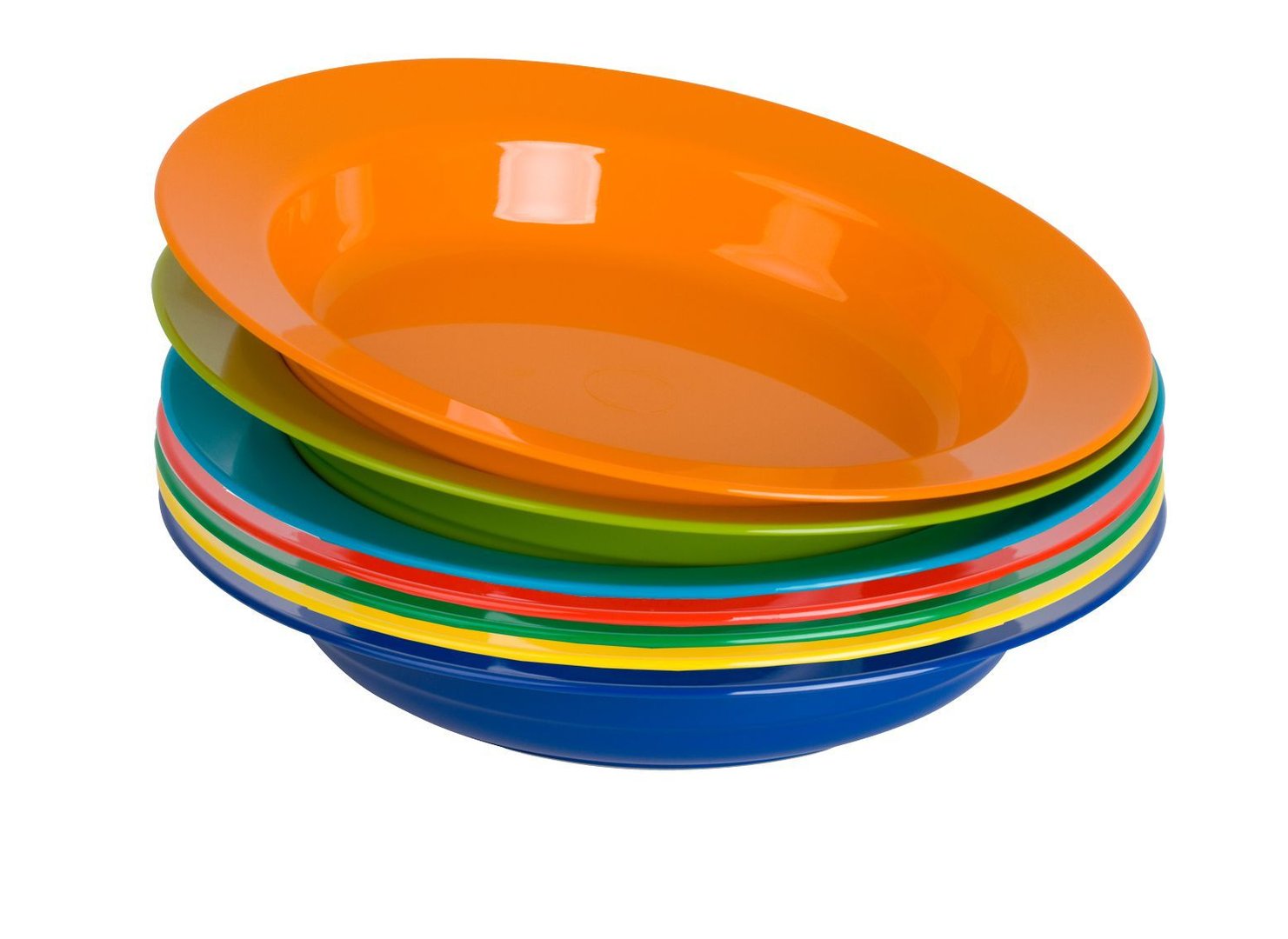 PC Essteller tief 24 cm, 8 Farben