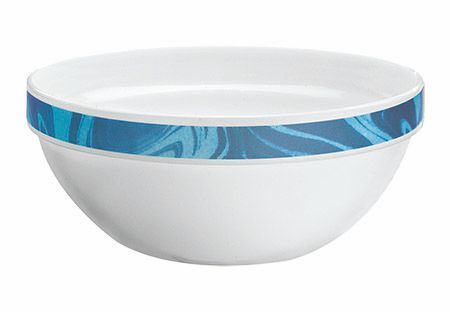 Stapelschale 17 cm Hartglas Natura Blue