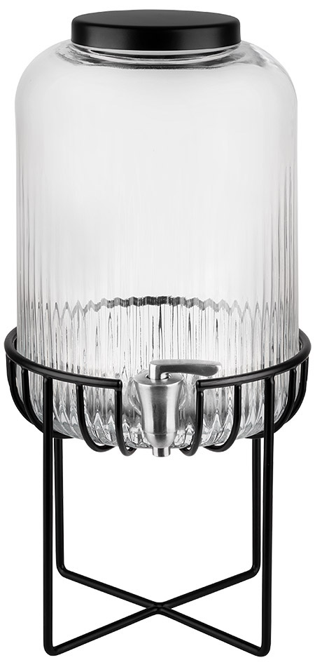 Glas-Getränkespender-Set 2-tlg., 7 Liter