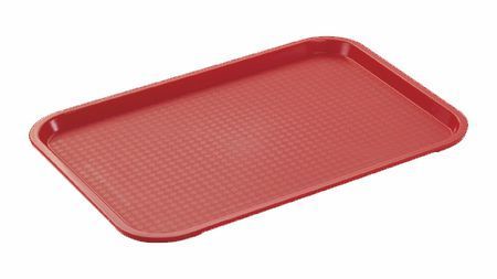 Polypropylen-Tablett 45,5 x 35,5 cm, rot