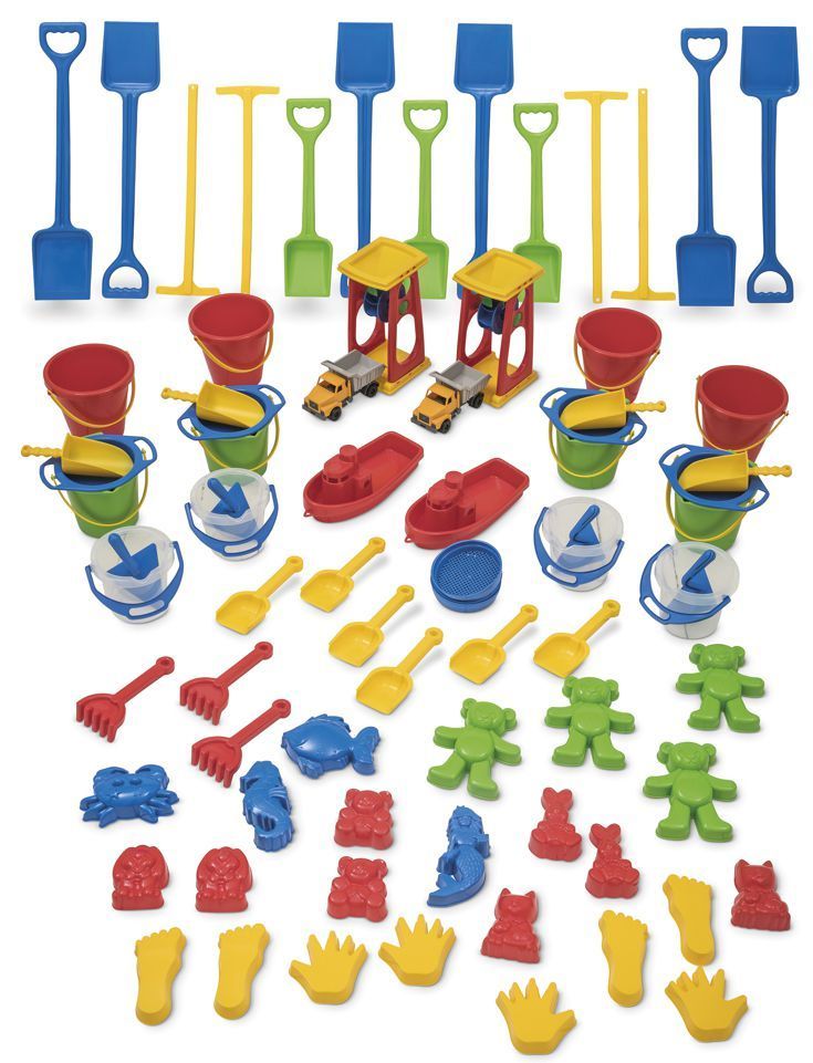 Kita-Sandspiel Sortiment 84 Teile