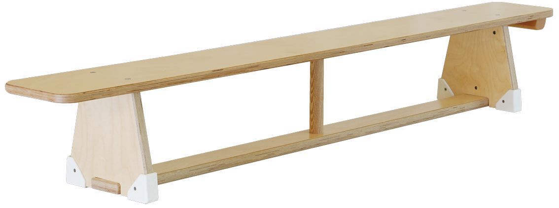 Turnbank Multiplex, schmal, natur, 200 cm