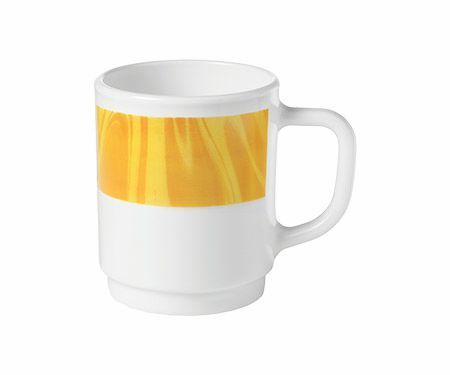 Bockbecher 25 cl Hartglas Natura Yellow