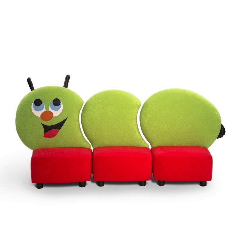 Kindersofa Räupchen 3-teilig, erweiterbar