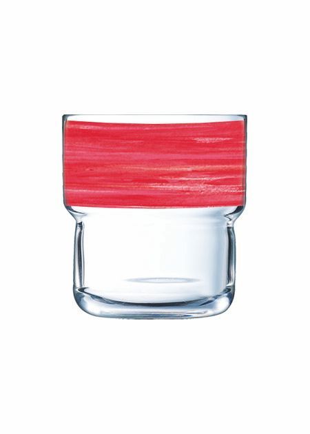 Stapelglas Brush Cherry 22 cl