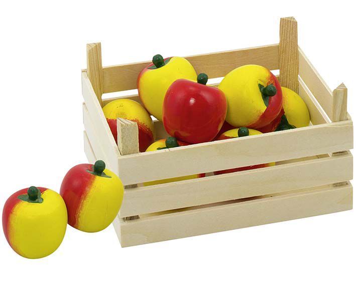 Äpfel in Obstkiste