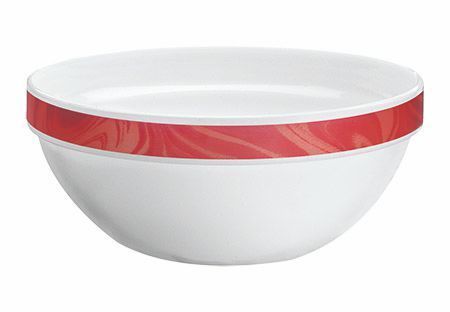 Stapelschale 17 cm Hartglas Natura Red