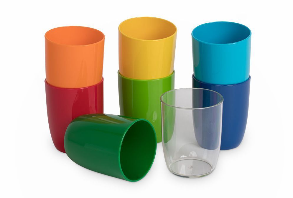 PC Trinkbecher 0,3 l in 8 Farben