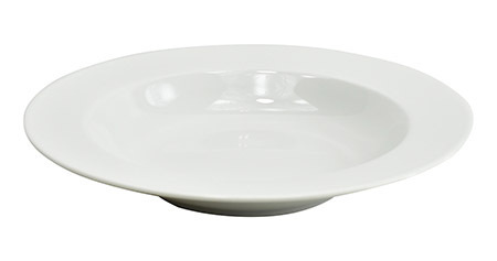 Teller Vision tief 22 cm Porzellan, weiß