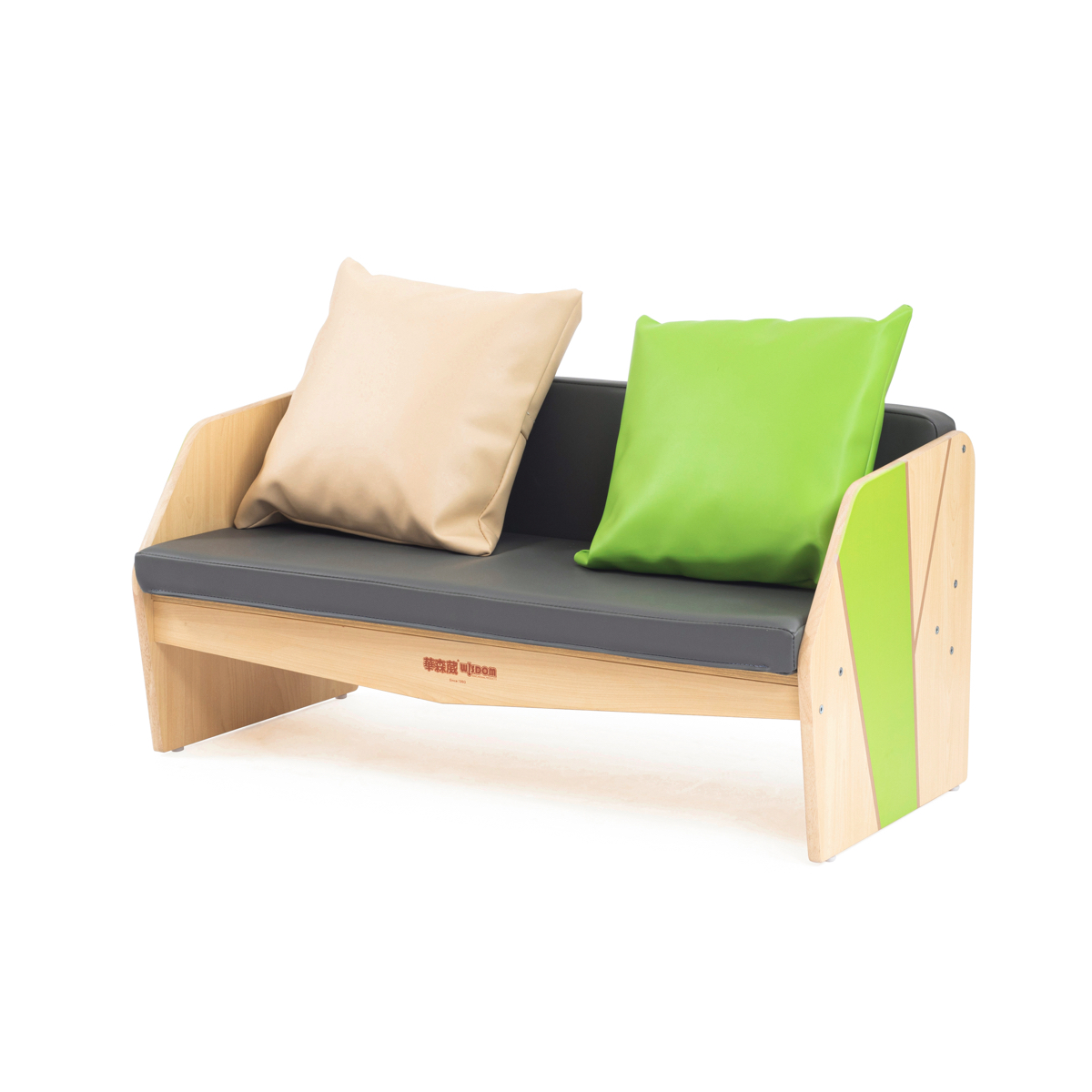 Kleines Sofa Owlaf mit Polstern