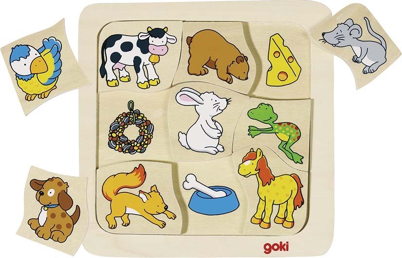 Legespiel Wer frisst was? 9 Teile