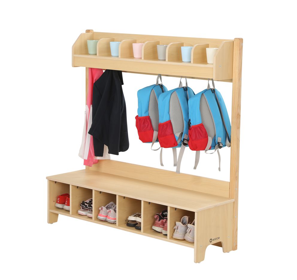 Kindergartengarderobe OWLAF, 6 Plätze
