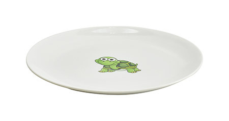 Dessertteller 19 cm Porzellan, Schildkröte