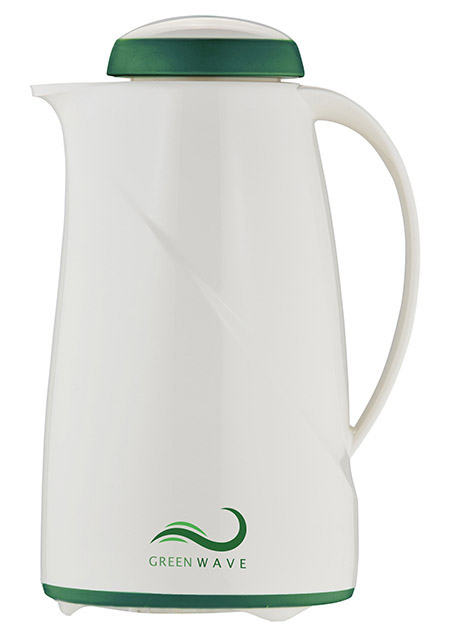 Isolierkanne Green Wave Glaseinsatz 1,0 L, 2 Farben