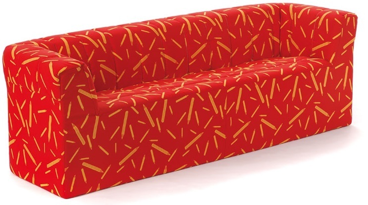Kindersofa Dreisitzer, 17 Farben