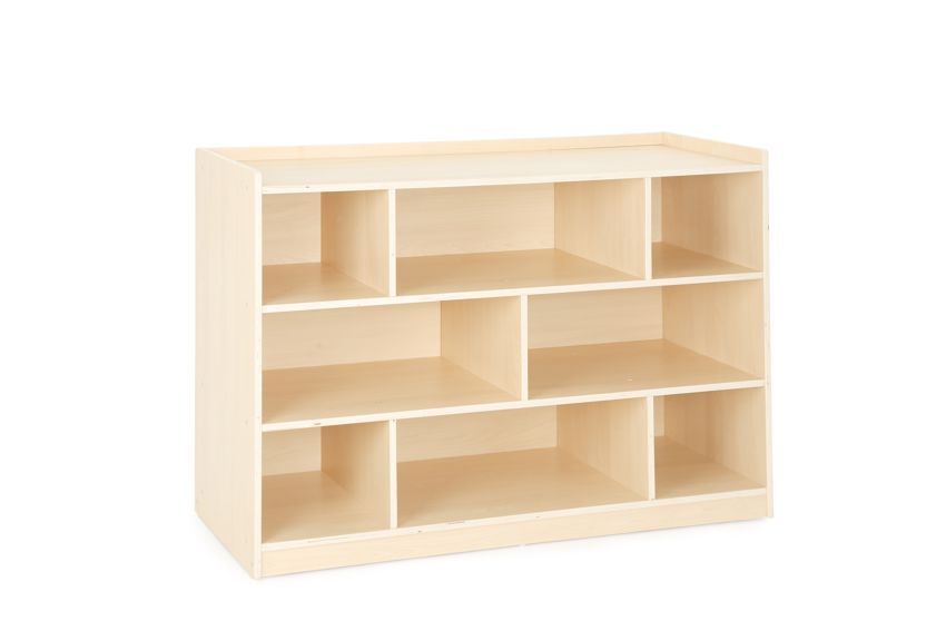 Regalschrank Owlaf mit Rückwand, 8 Fächer
