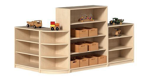 K Regalsystem Robert, Höhe 80/120, 4 Dekore