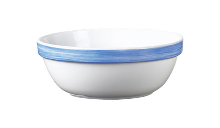 Stapelschale 12,0 cm Hartglas Brush Blue