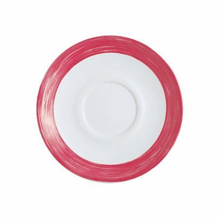 Untertasse 14,0 cm Hartglas Brush Cherry
