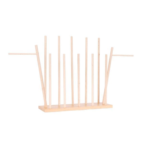 Holzständer für 12 Handpuppen