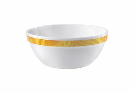 Stapelschale 12 cm Hartglas Natura Yellow