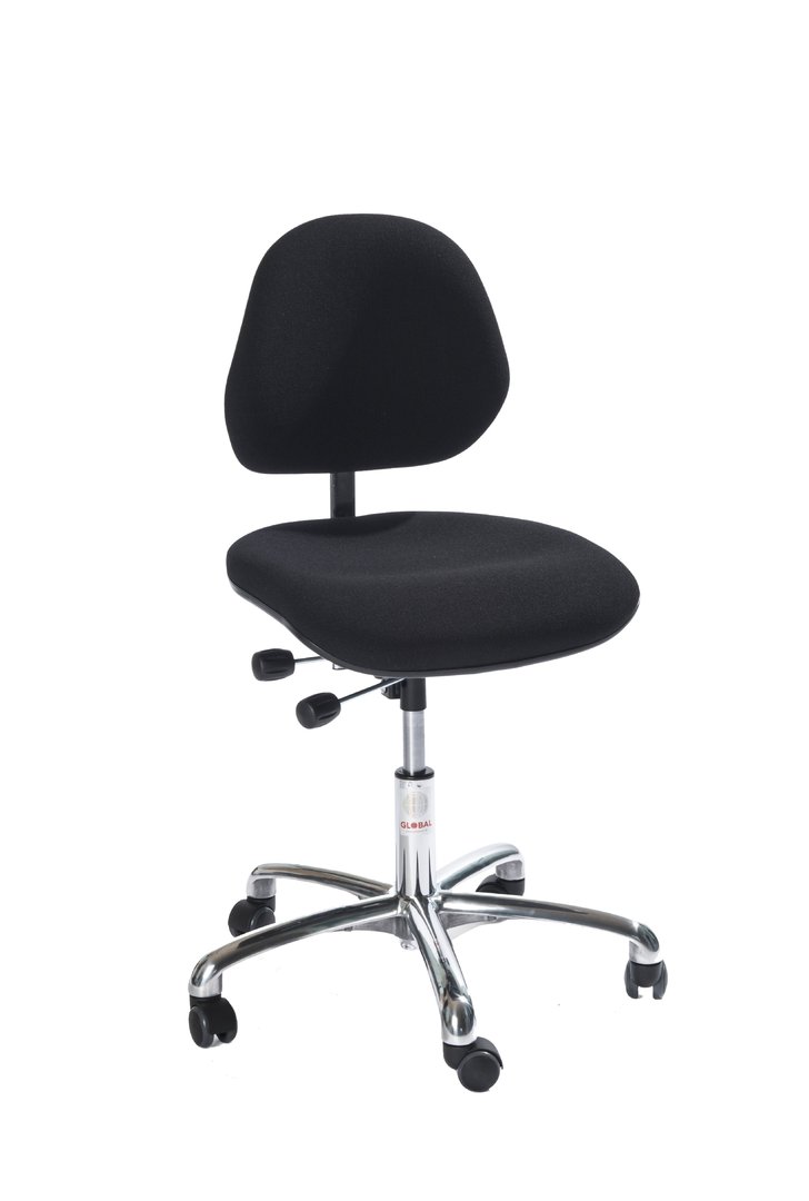 Stuhl Office ohne AL, Stoff in 4 Farben