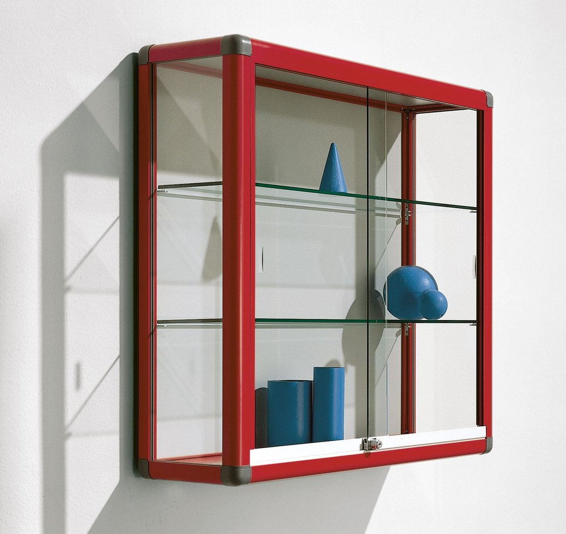 Alu Vitrine, 100 x 95 x 30 cm, 7 Farben