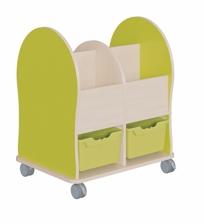 Leseratte Midi, 2 ErgoTray Boxen L