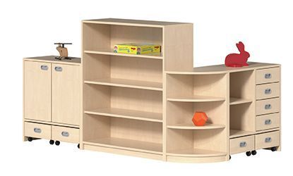 K Regalsystem Pia, Höhe 80/120, 4 Dekore