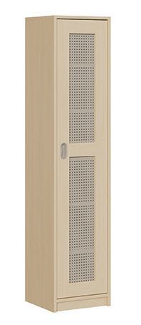 Bettzeugschrank 180 cm, Lochblechtür re./li., 6 Fächer