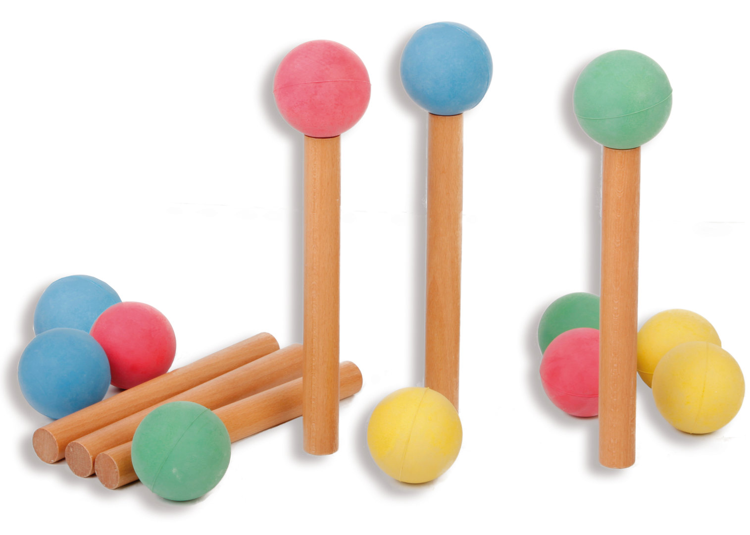 Moosgummi-Bälle 12er Set