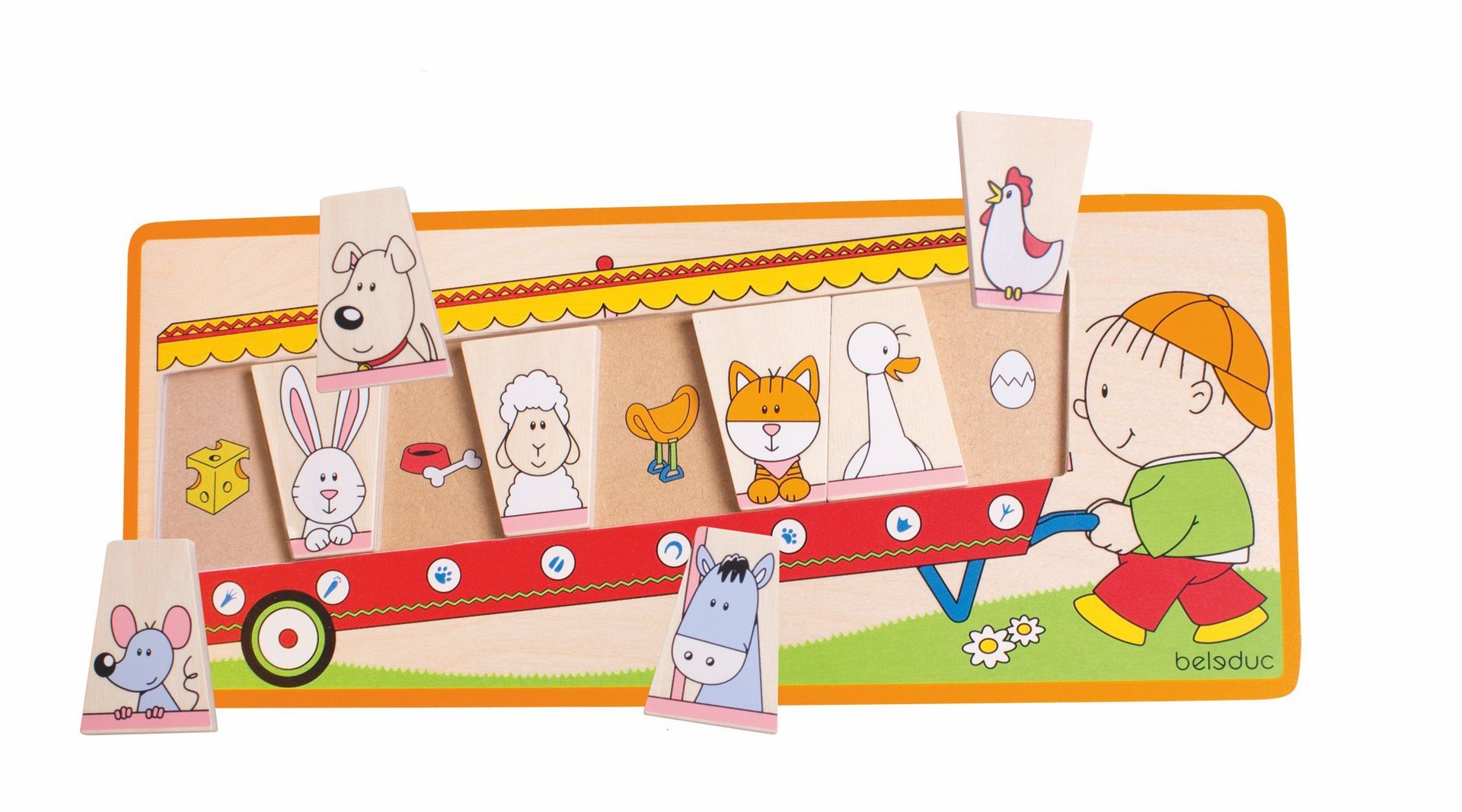 Legepuzzle Tierkinder 8 Teile