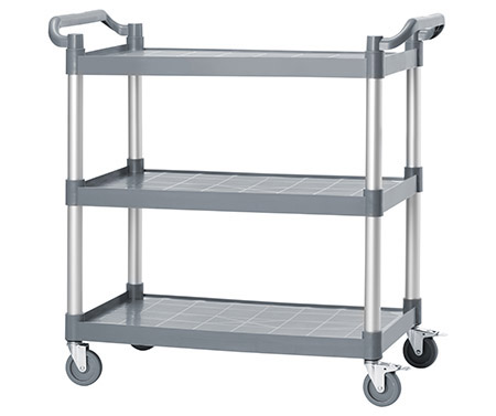 Servier-/Transportwagen Kunststoff, 3 Borde 84,2 x 48,6 cm