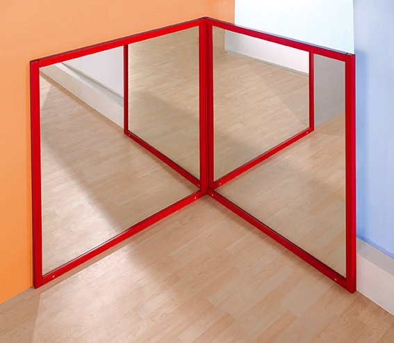 Sinnesecke 120 x 120 cm, Rahmen in 9 Farben
