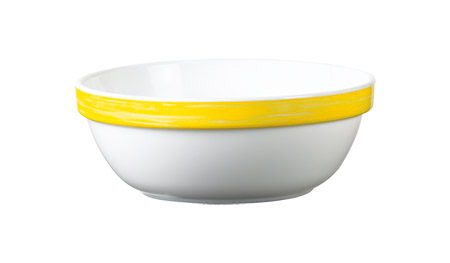 Stapelschale 12,0 cm Hartglas Brush Yellow